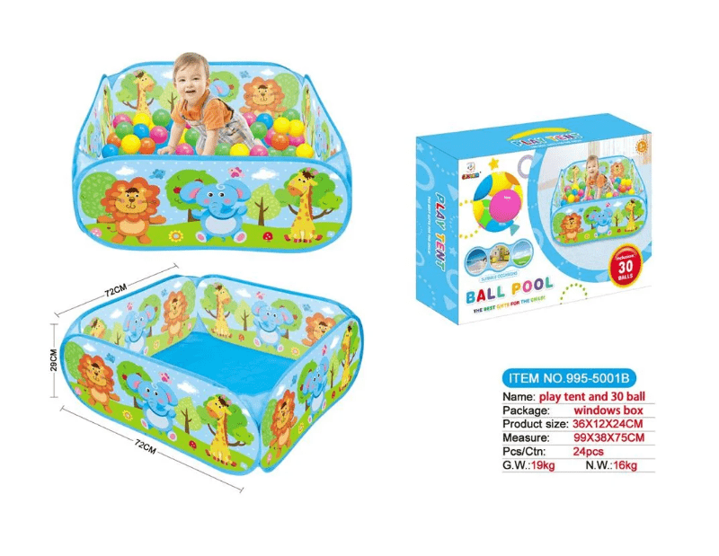 Jeux & jouets Parc de jeu + 30 balles colorées Produit_bebe_maroc