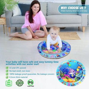 Tapis de jeu aquatique Sous une forme circulaire pour bébé 64cm Produit_bebe_maroc