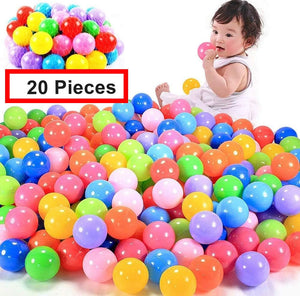 Sac de 20 Balles Mulicolores Ref002