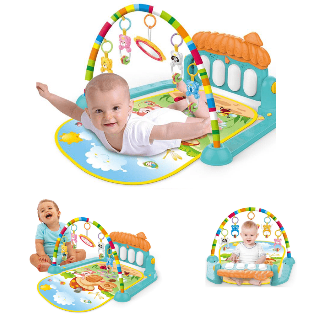 Tapis d'Eveil Jeux Bébé Piano Pied Musique Jouet
