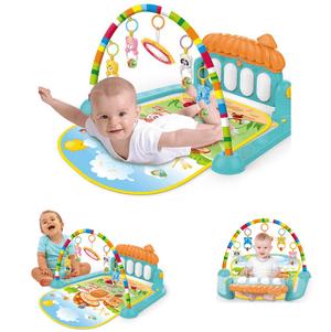 Tapis d'Eveil Jeux Bébé Piano Pied Musique Jouet
