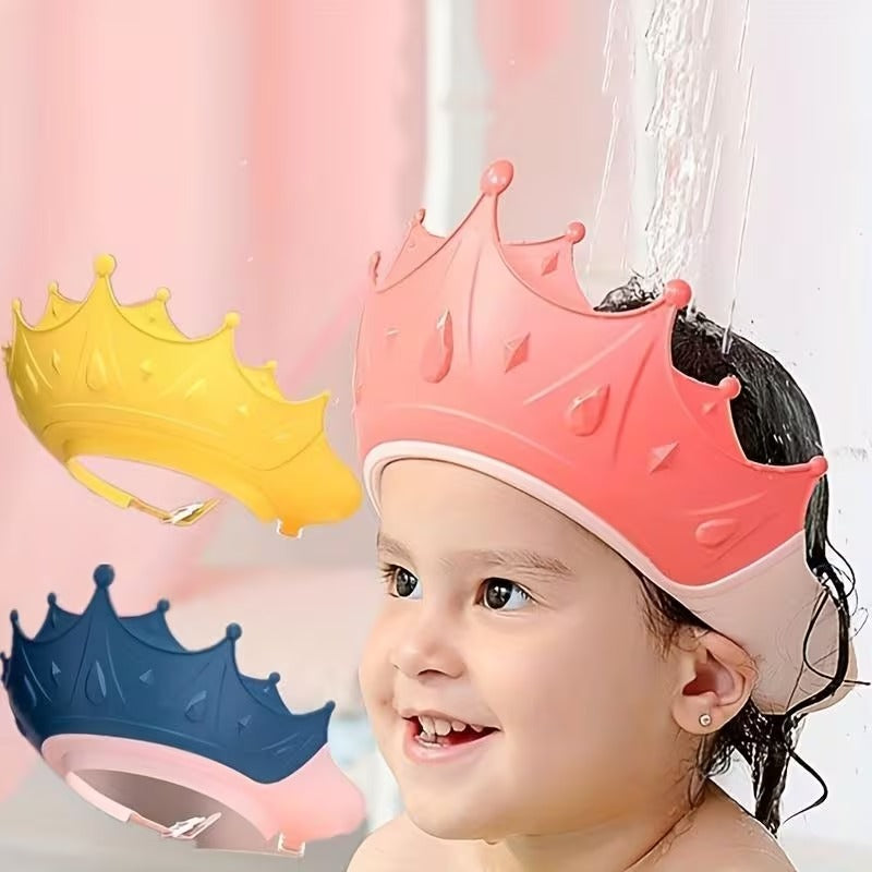 Bonnet de Douche Bébé – Protection des Yeux & Oreilles – Étanche et Réglable