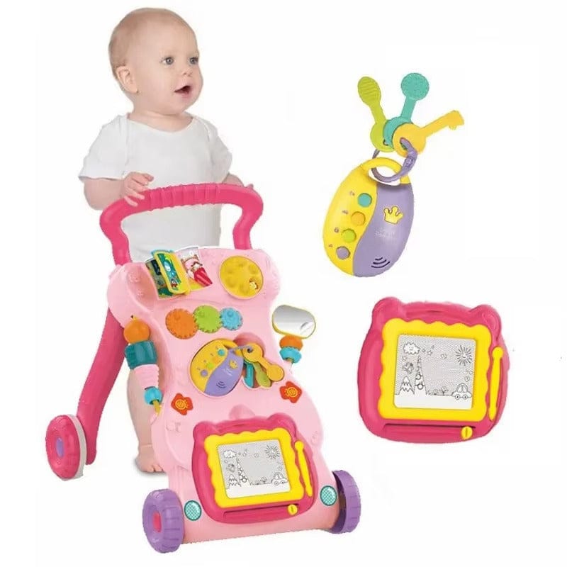 Trotteur bébé music Walker Rose