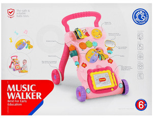 Trotteur bébé music Walker Rose