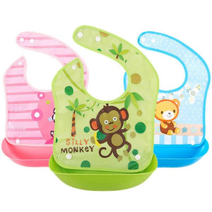 Bavoirs imperméables avec large poche Plastique