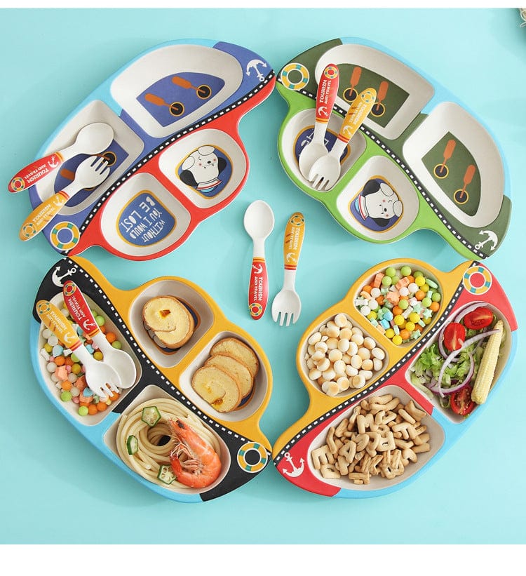 Ensemble d'assiettes pour enfants 3 pièces