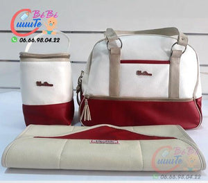 Felpa blanca Sac à langer Multi-portage