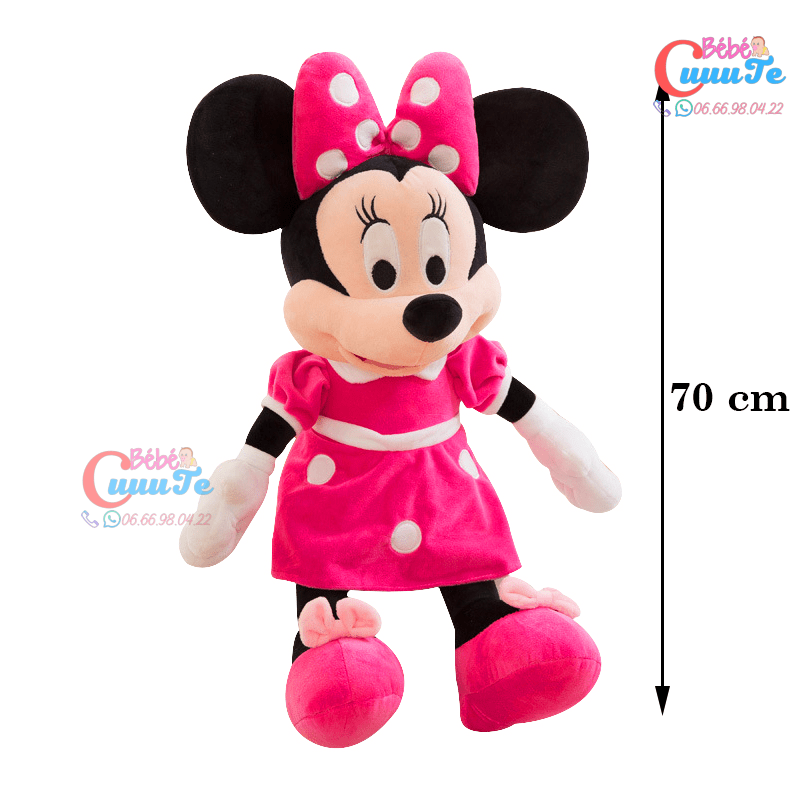 JOUET MIGNON MINNIE MOUSE EN PELUCHE POUPÉE CADEAU 70 CM