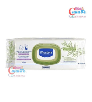 Lingettes Nettoyantes A L’huile D’olive 50 Unités-Mustela
