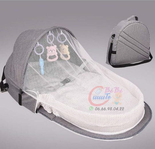 Lit de voyage avec moustiquaire