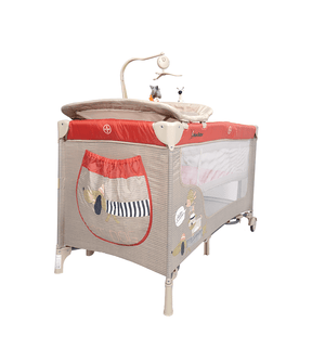 Lit Parc + plan a langer + Mobil musical + voile Moustquaire