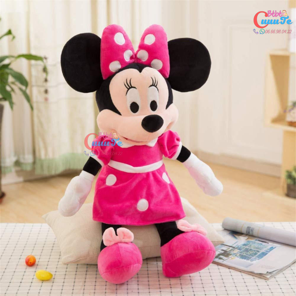 JOUET MIGNON MINNIE MOUSE EN PELUCHE POUPÉE CADEAU 70 CM - Bébé CuuuTe