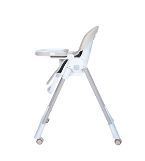 Chaises Hautes Chaise haute évolutive réglable avec Roues BEIGE Produit_bebe_maroc