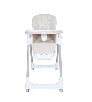 Chaises Hautes Chaise haute évolutive réglable avec Roues BEIGE Produit_bebe_maroc