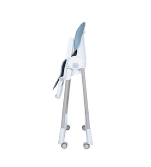 Chaises Hautes Chaise haute évolutive réglable avec Roues BLEU CIEL Produit_bebe_maroc