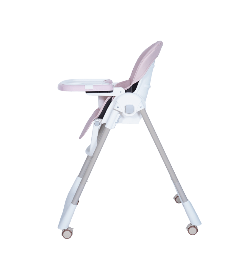 Chaises Hautes Chaise haute évolutive réglable avec Roues ROSE Produit_bebe_maroc