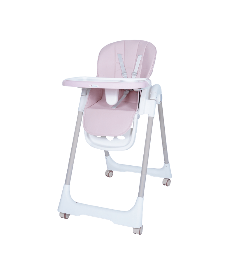 Chaises Hautes Chaise haute évolutive réglable avec Roues ROSE Produit_bebe_maroc
