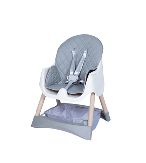 Chaises Hautes CHAISE HAUTE PRESTIGE REGLABLE GRIS Produit_bebe_maroc