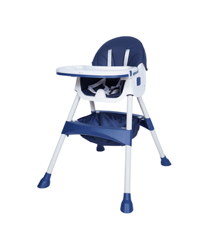 Chaises Hautes Chaise Haute Réglable Multifonctionnelle BLEU MARINE Produit_bebe_maroc