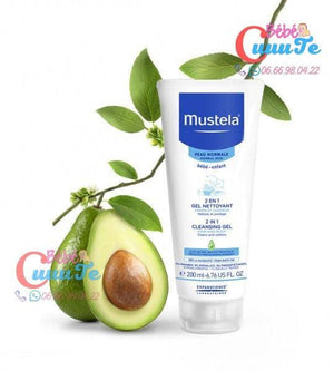 Bain et soin de peau GEL NETTOYANT 2EN1 CHEVEUX ET CORPS 200ML-MUSTELA Produit_bebe_maroc