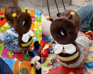 Protège la tête et le dos du bébé Maron