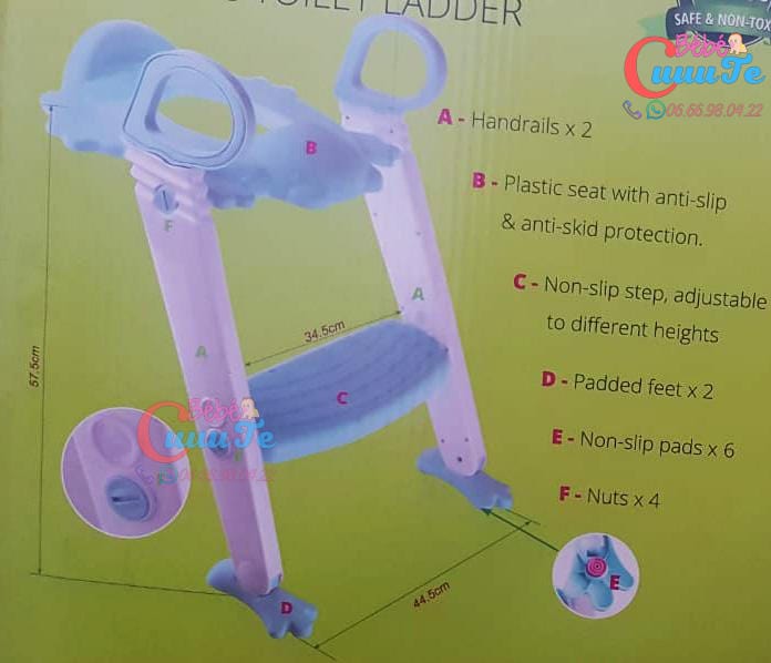 RÉDUCTEUR ÉCHELLE DE TOILETTE D’ENTRAÎNEMENT POUR BÉBÉ