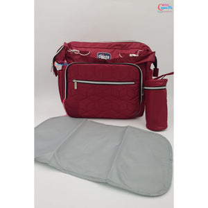 SAC À LANGER CHICCO 3 PIECES BLEU/VERT/ROUGE