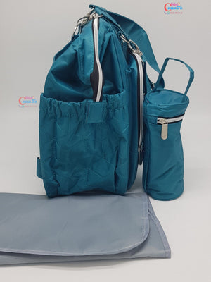 SAC À LANGER CHICCO 3 PIECES BLEU/VERT/ROUGE