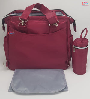 SAC À LANGER CHICCO 3 PIECES BLEU/VERT/ROUGE