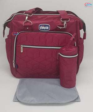 SAC À LANGER CHICCO 3 PIECES BLEU/VERT/ROUGE