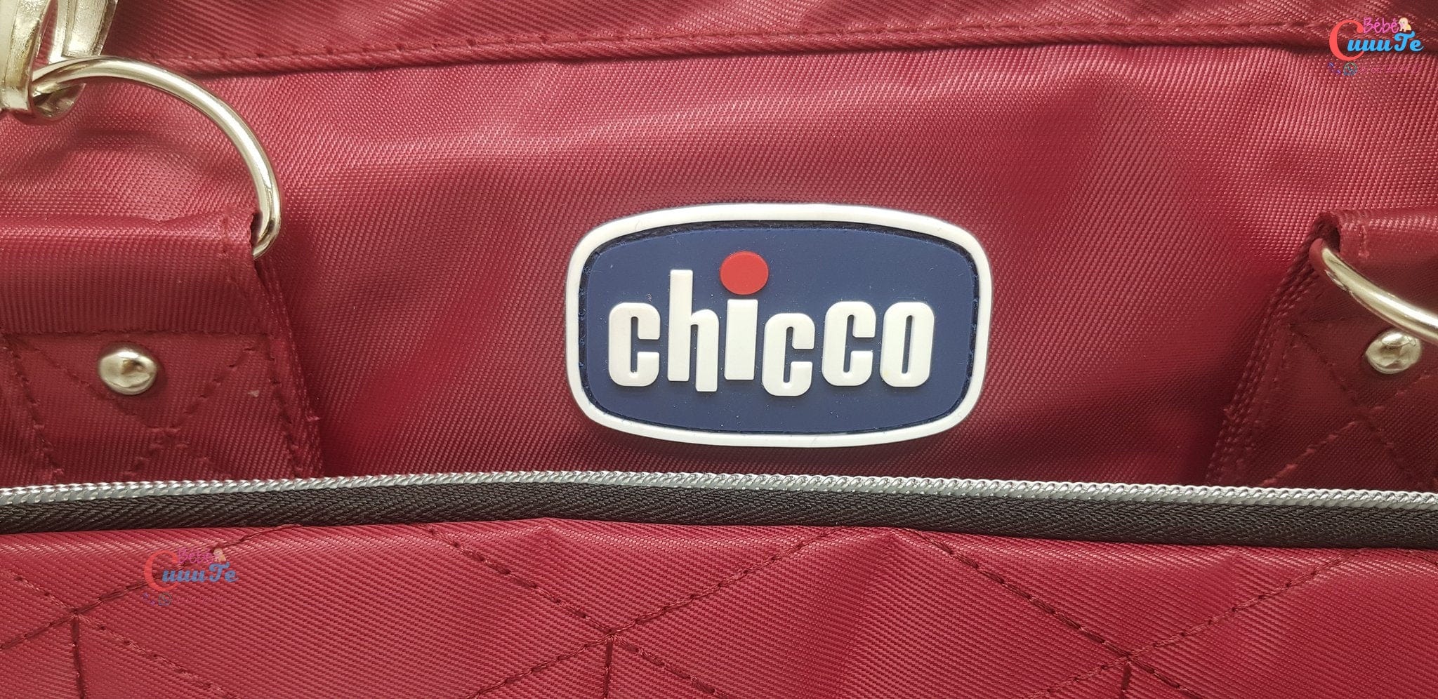 SAC À LANGER CHICCO 3 PIECES BLEU/VERT/ROUGE