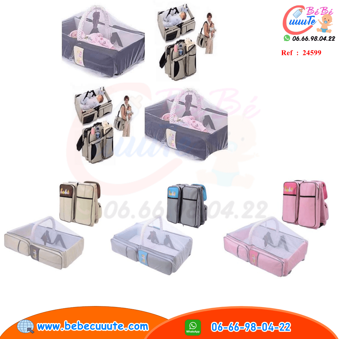 Sac à Langer de Voyage Multifonction pour Bébé