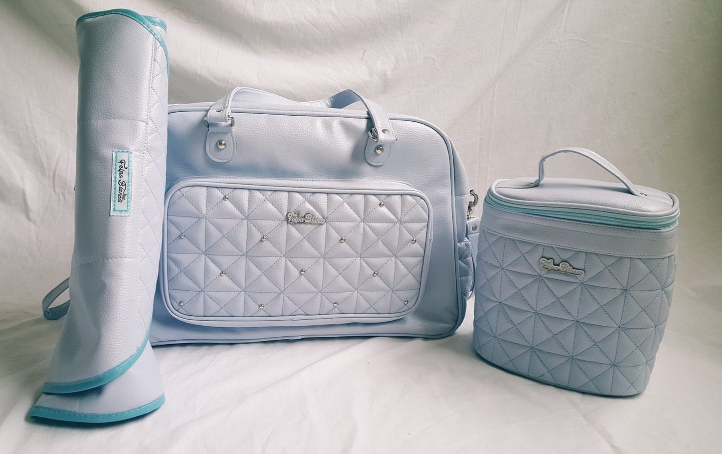 Sac à langer Similicuir Felpa blanca