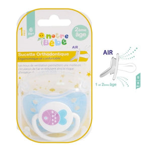 Sucette Orthodontique 1er âge et - 2 ème âge