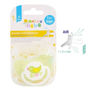 Sucette Orthodontique 1er âge et - 2 ème âge