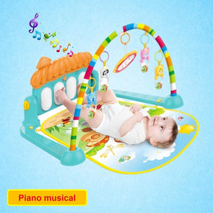 Tapis d'Eveil Jeux Bébé Piano Pied Musique Jouet