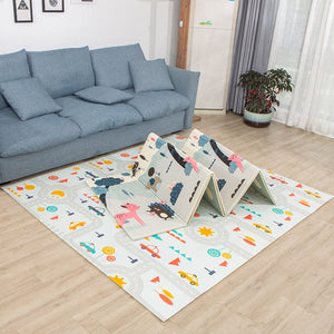 Tapis de jeu antidérapant pliable pour enfants, 200x180cm