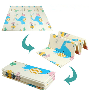 Tapis de jeu antidérapant pliable pour enfants, 200x180cm