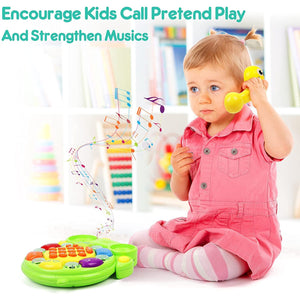 Téléphone avec jeux de lumière musical