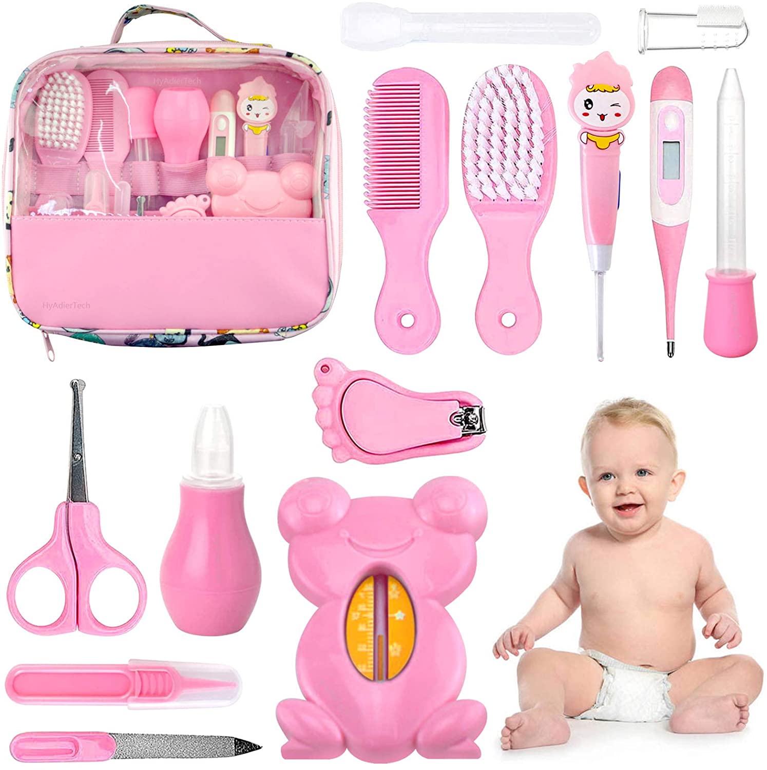 Trousse complète de soin pour bébé, 13 accessoires