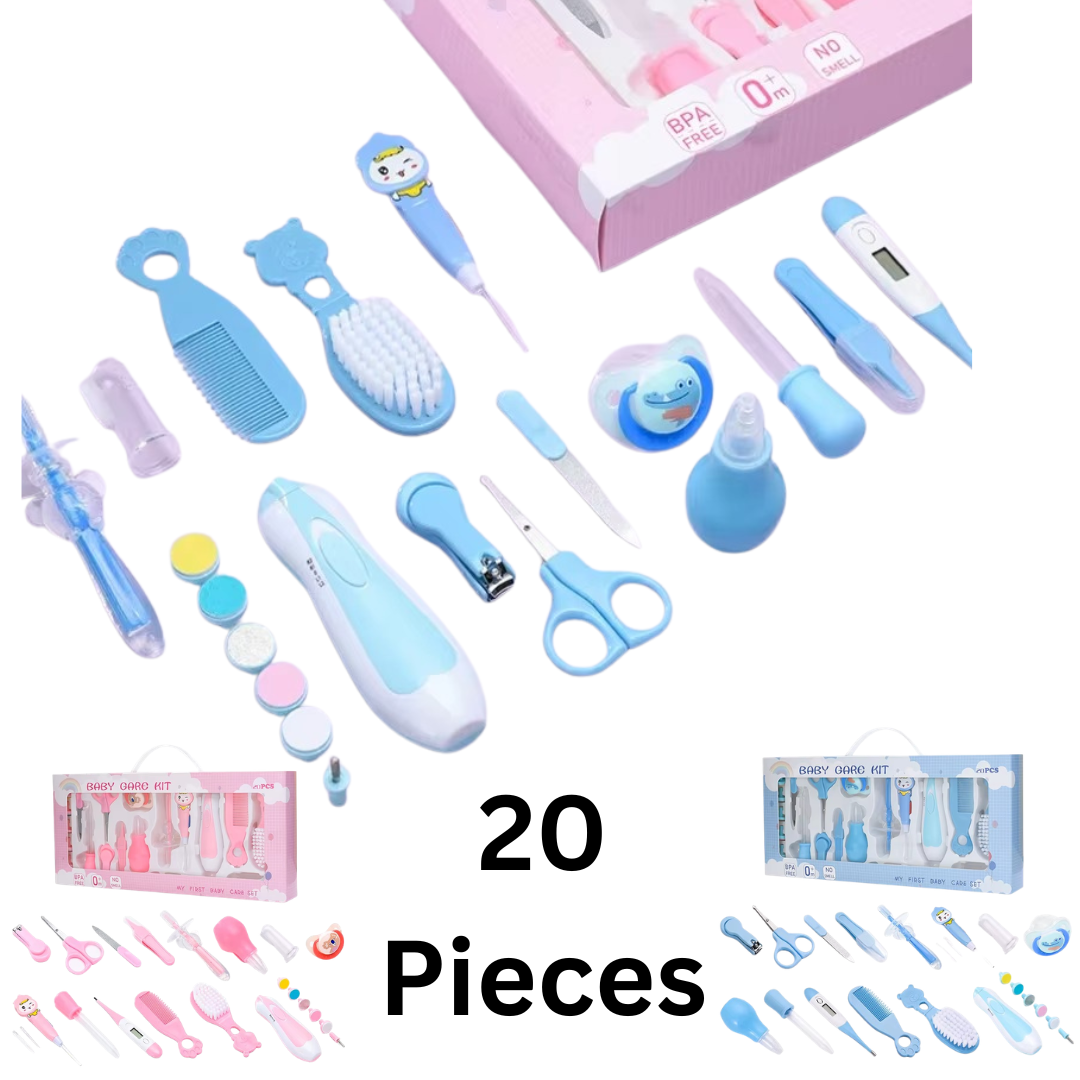 Kit de Soins Bébé 20 Pièces – Accessoires Santé & Hygiène Nouveau-Né