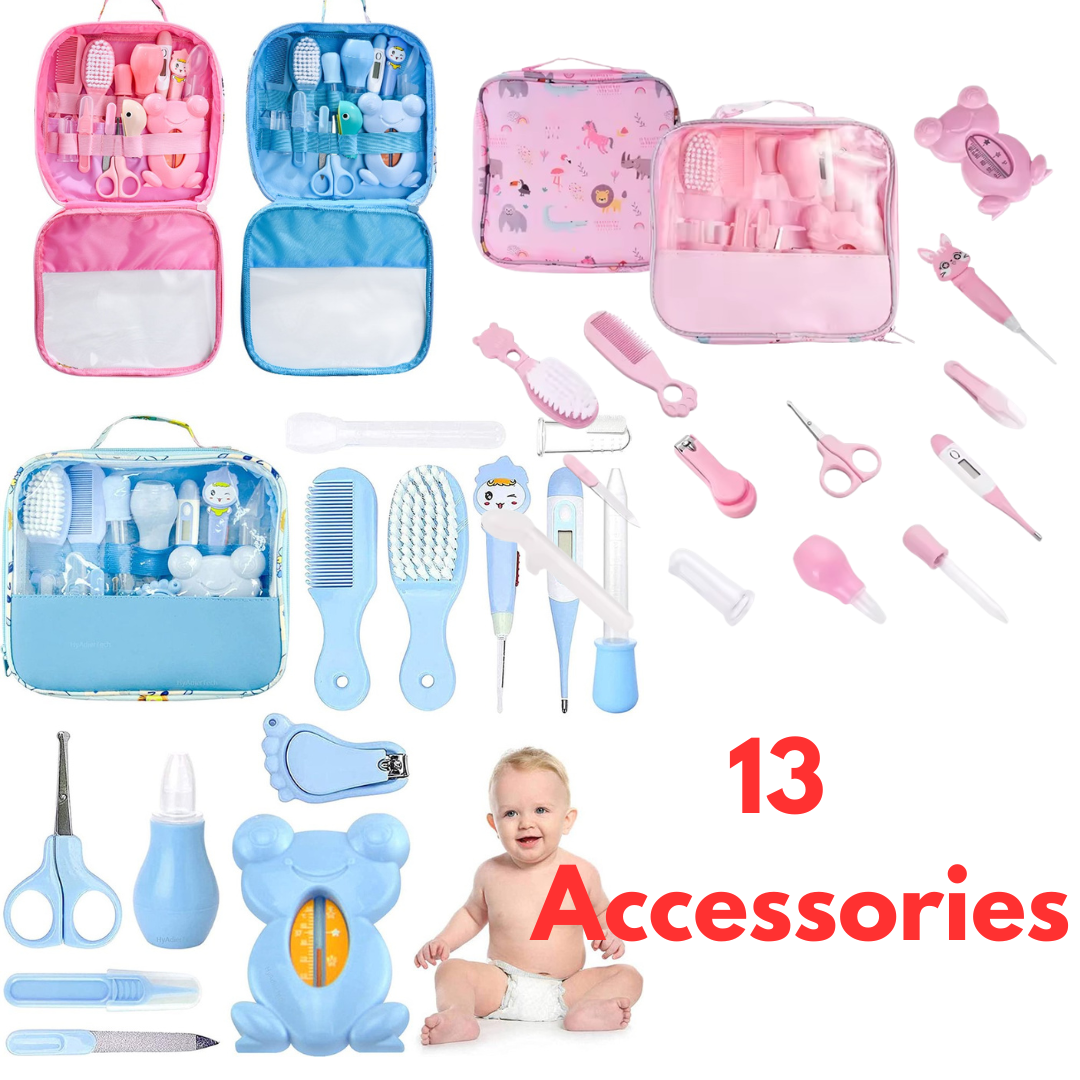 Trousse complète de soin pour bébé, 13 accessoires