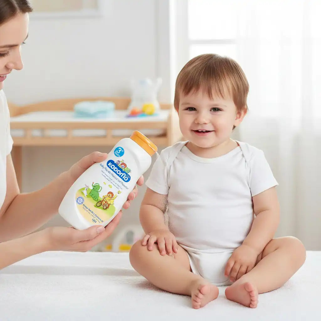 Kodomo Poudre pour Bébé 180g – Protection Naturelle Douce