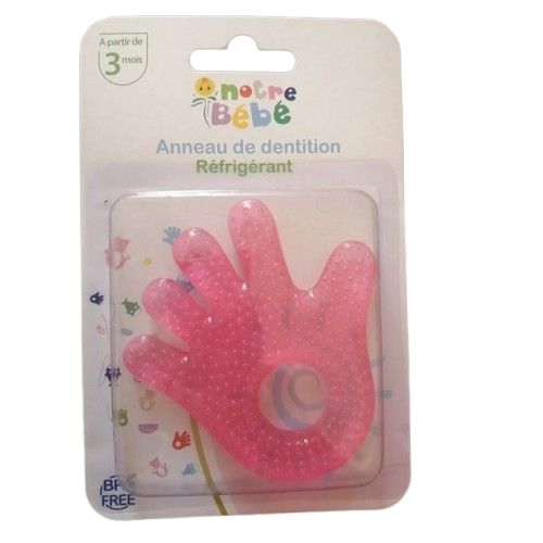 Notre bébé Anneau de Dentition Réfrigérant rose ref002