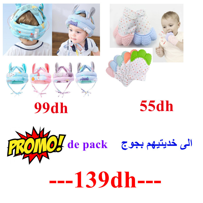 Protection de tête 360°+ Gant de dentition