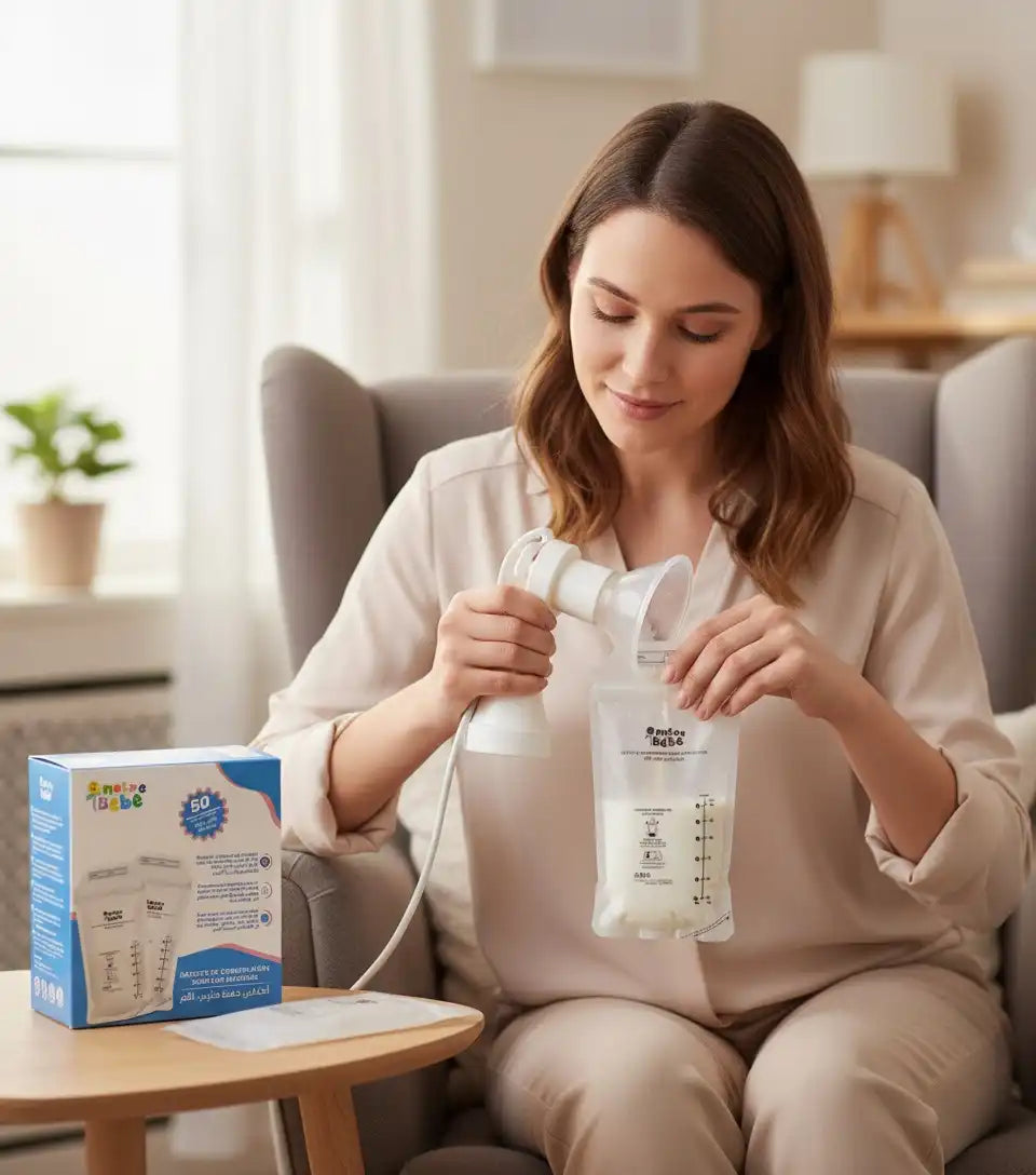 Notre Bébé Sachets de Conservation 50 Pièces – Stockage Lait & Aliments