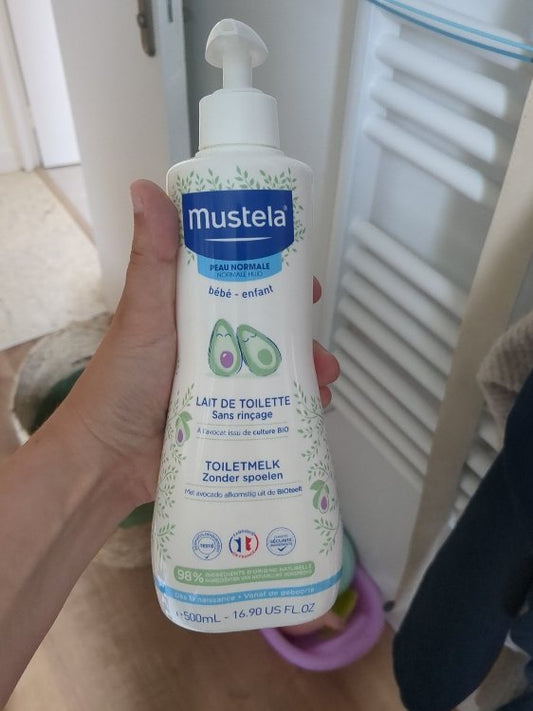 LAIT DE TOILETTE SANS RINÇAGE 500ML -MUSTELA