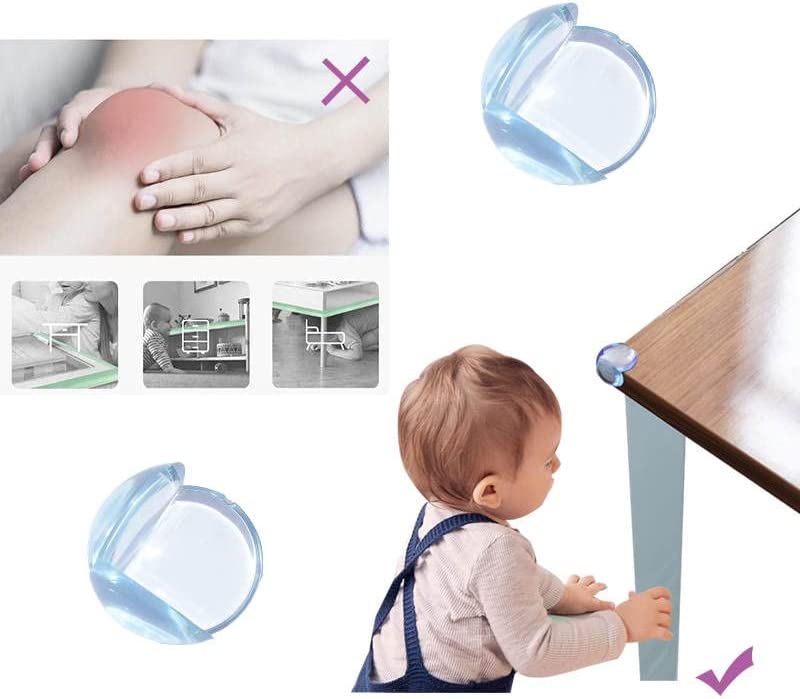 20 Pièces Protège Coin De Table Protection Bebe Silicone Protege