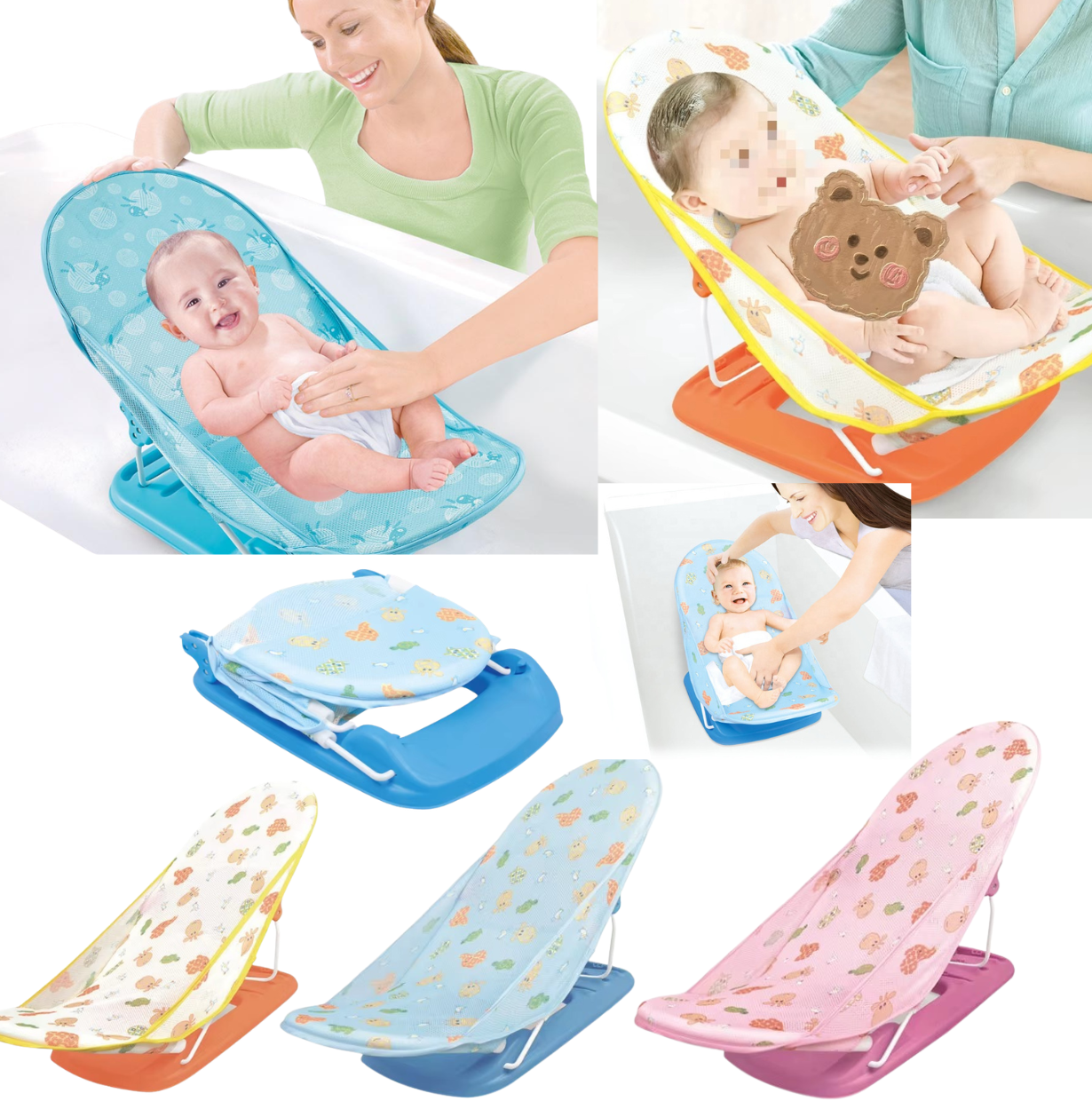 Support de douche de bébé, chaise de bain