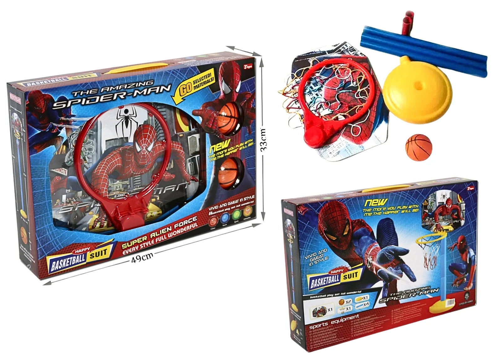 Set Basket Spider-Man Enfant – Jeu de Basketball Amusant